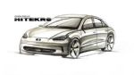 将于2022年亮相 现代IONIQ 6设计草图曝光