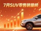 7月SUV零售销量排行榜 25款车破万辆 问界M8亚军